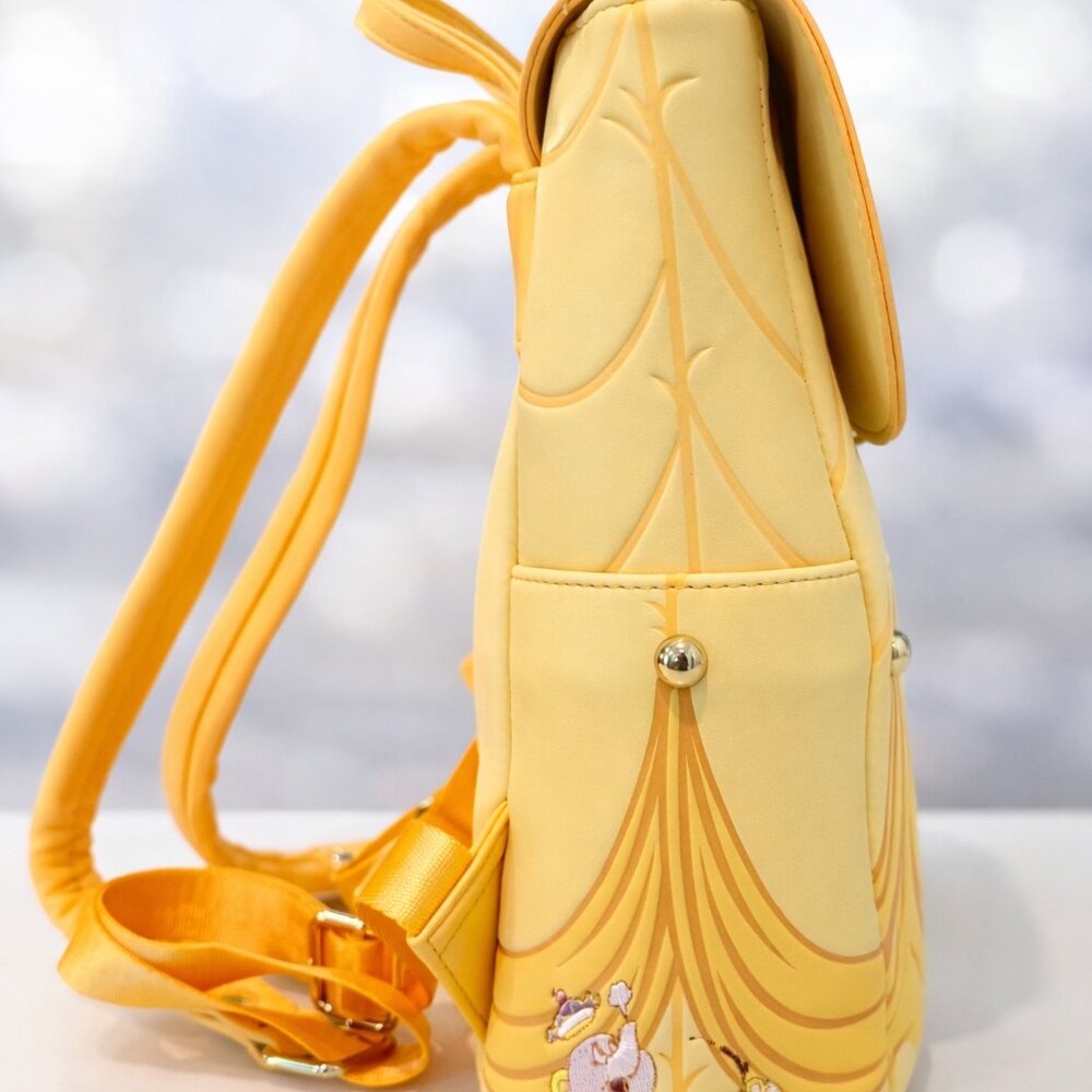 Disney Loungefly Belle Beauty & The Beast Mini Backpack - New With Tags - Picture 2 of 5